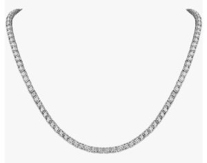 Belacqua Lab Grown Diamond Tennis Necklace