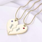 Best Friend Necklaces for 2 with Names