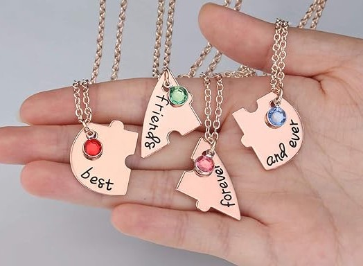 Best Friend Necklaces for 4