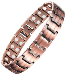 Feraco Men's Copper Magnetic Bracelet