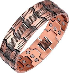 Feraco Men's Magnetic Copper Bracelet