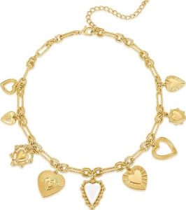 LILIE&WHITE Gold Cross Charms Necklace