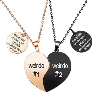 MJartoria Best Friend Necklaces for 2