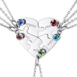 MeMeDIY Jigsaw Puzzle Necklaces for 5