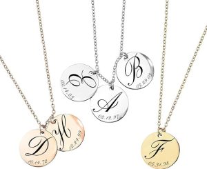 MignonandMignon Personalized Initial Necklace