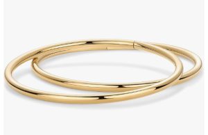 PAVOI 14K Gold Plated Bangle Bracelet