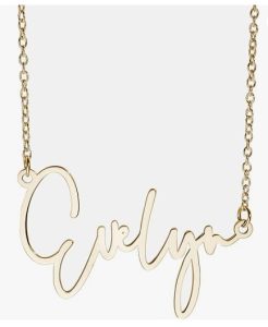 PicturesOnGold.com Custom Name Necklace