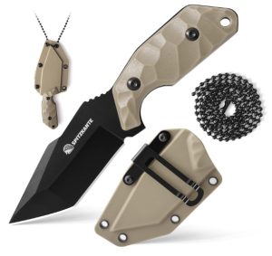 SPITZKANTE Neck Knife with Sheath & Necklace