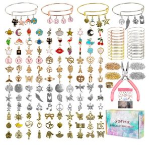 Sofier 542pcs Bangle Bracelet Making Kits