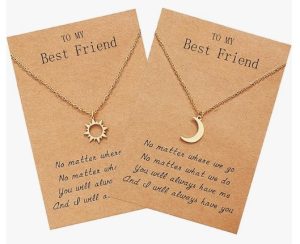 Sucanra Best Friend Necklace for 2