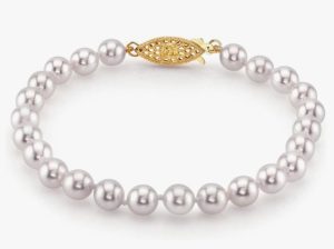 The Pearl Source AAA Quality Pearl Bracelet
