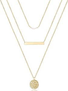 Turandoss Dainty Layered Choker Necklace