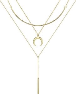 Turandoss Gold Layered Necklaces