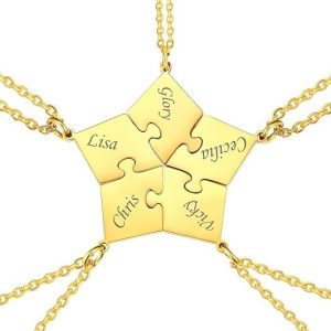 U7 Custom BFF Necklaces for 5