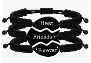 Uloveido Best Friends Forever Bracelets for 3