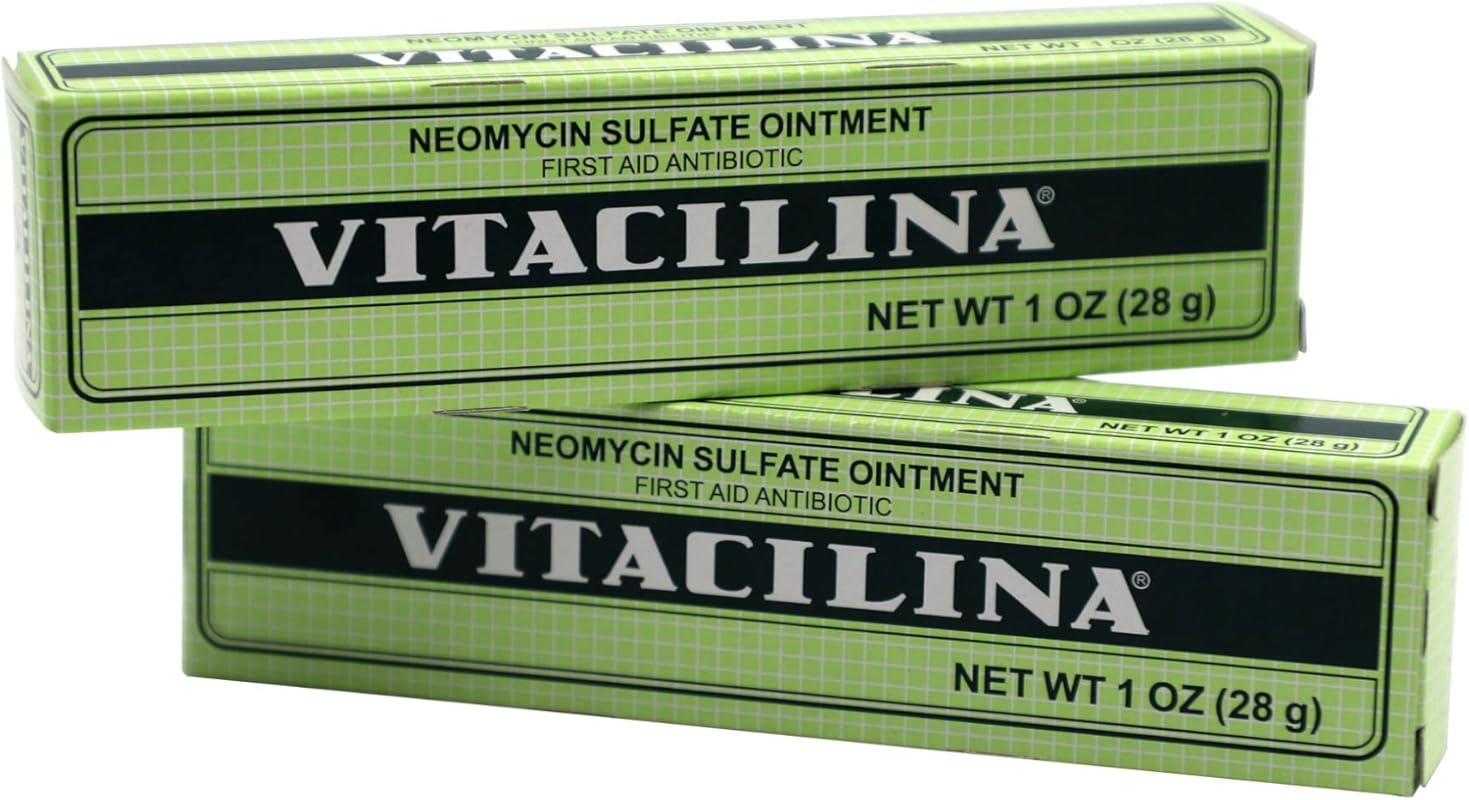 Vitacilina First Aid Antibiotic Ointment for Minor Scrapes Cuts Burns 