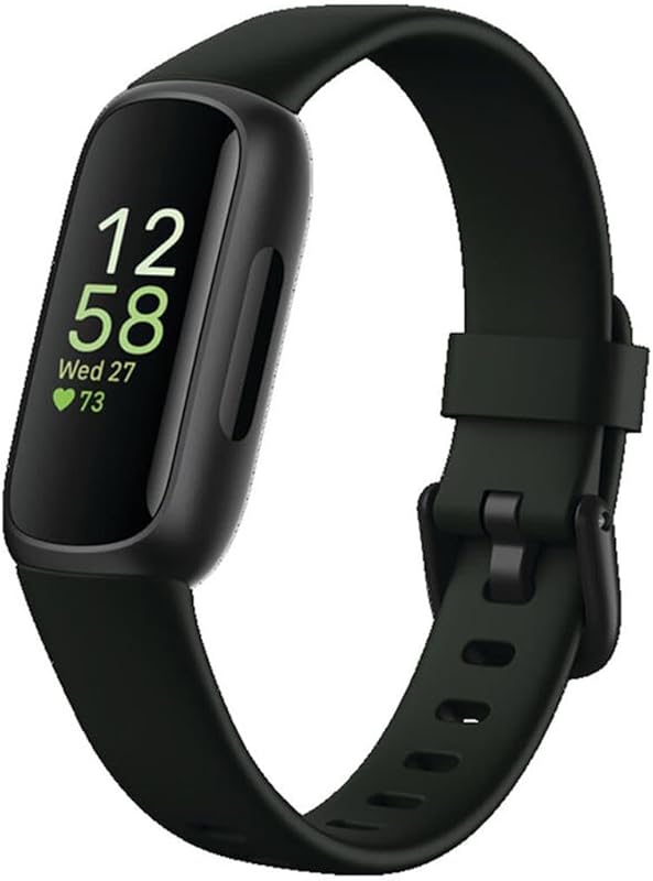 Fitbit Inspire 3 Fitness Tracker: 24/7 Heart Rate, Sleep Tracking, Str