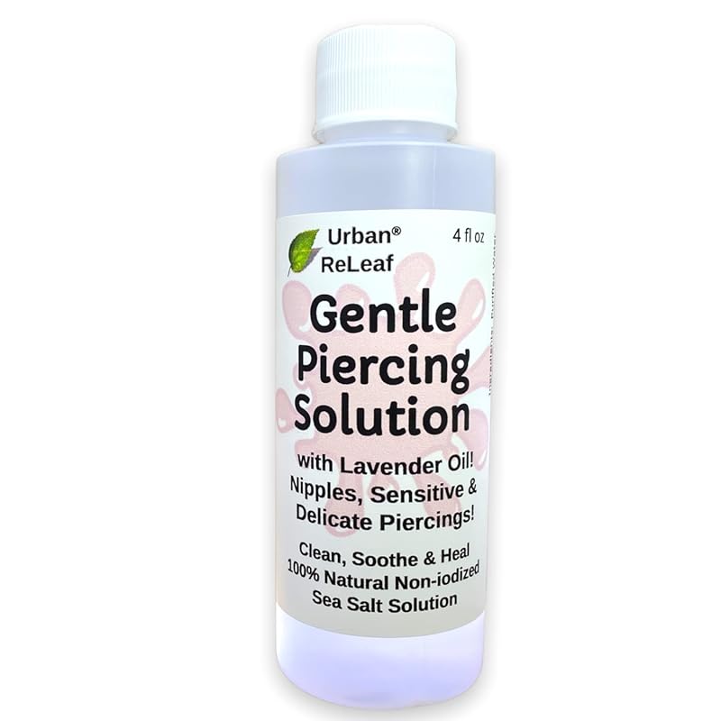 Urban ReLeaf Gentle Piercing Solution with Lavender Oil: Natural Sea S