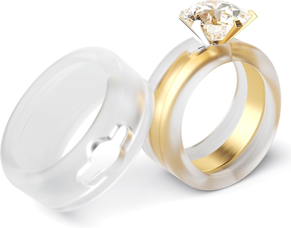 Omilly Silicone Ring Protectors for Workout, Wedding Covers for Women 