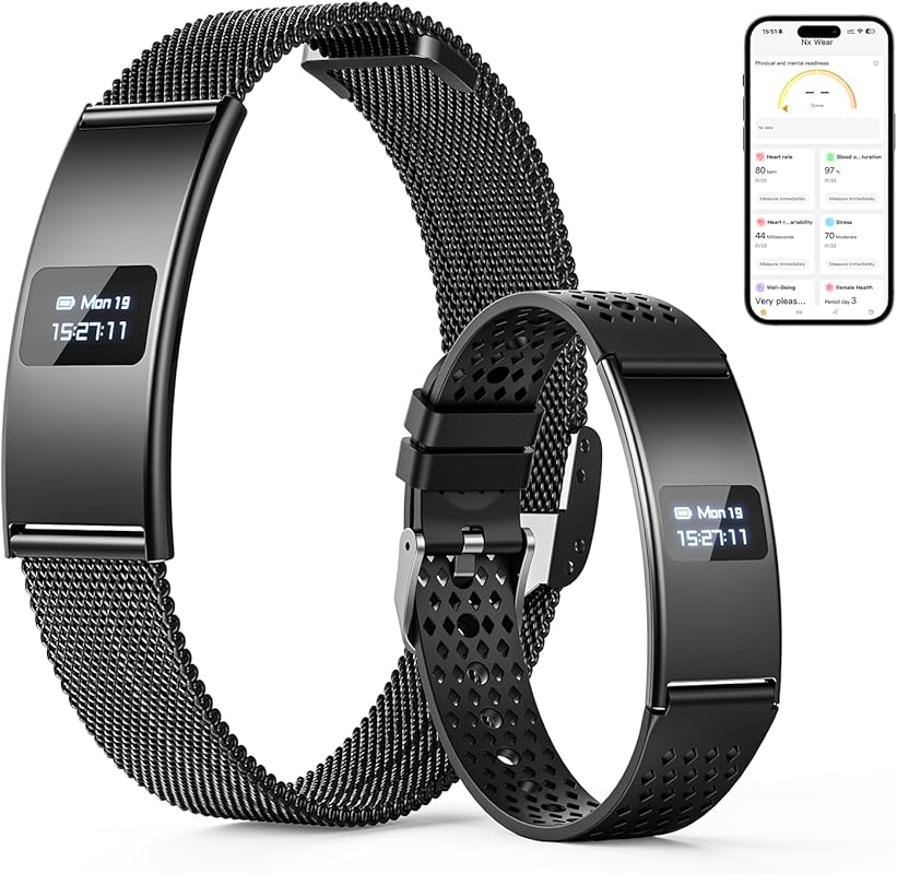 Subscription-Free Smart Bracelet 24/7 Heart Rate SpO2 HRV Sleep Tracke