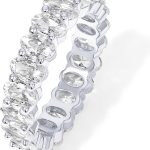 best wedding bands for oval engagement ring