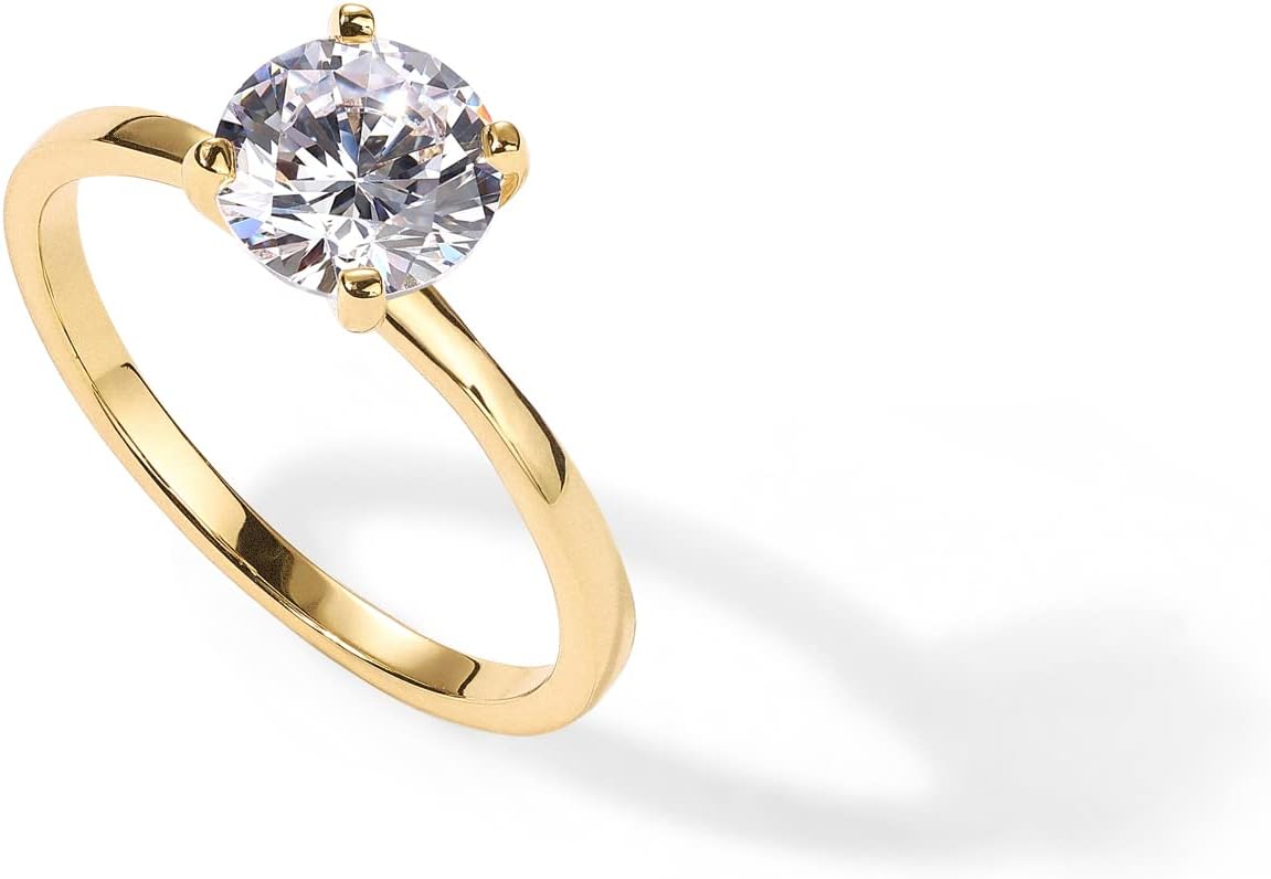 3-Piece Floral Bridal Ring Set with 18K White Gold Plated Cubic Zircon