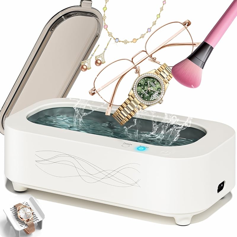 Professional 48kHz Ultrasonic Cleaner for Retainer, Denture & Eyeglass