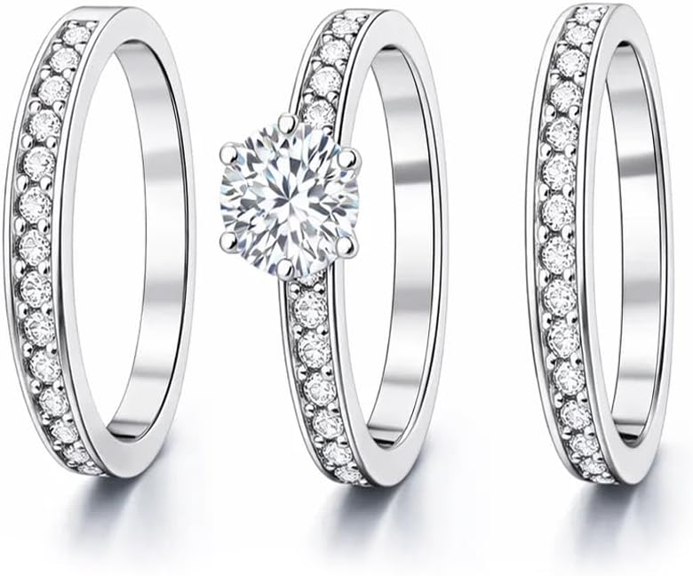 best wedding bands for round solitaire engagement ring