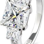 best wedding bands for princess cut engagement ring