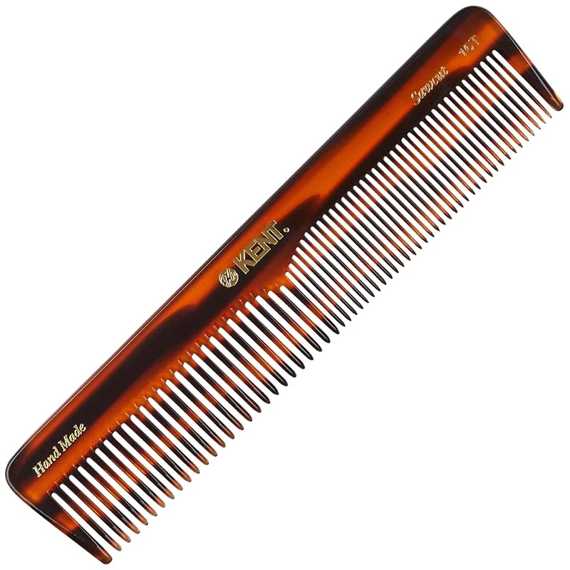 Kent 16T Tortoise Fine & Wide Tooth Comb