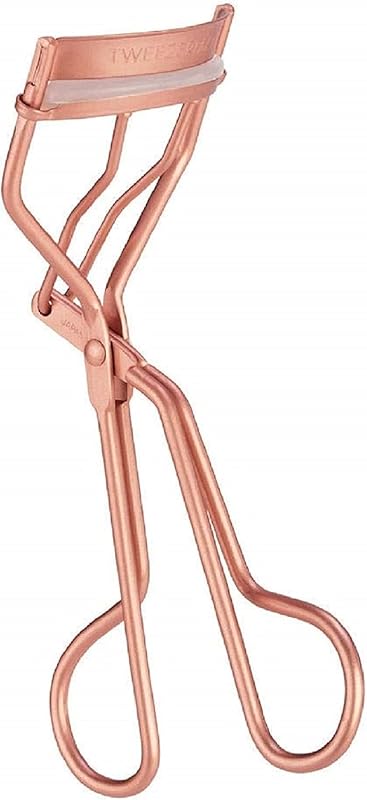 Tweezerman Rose Gold Eyelash Curler for All Eye Shapes with Premium Re