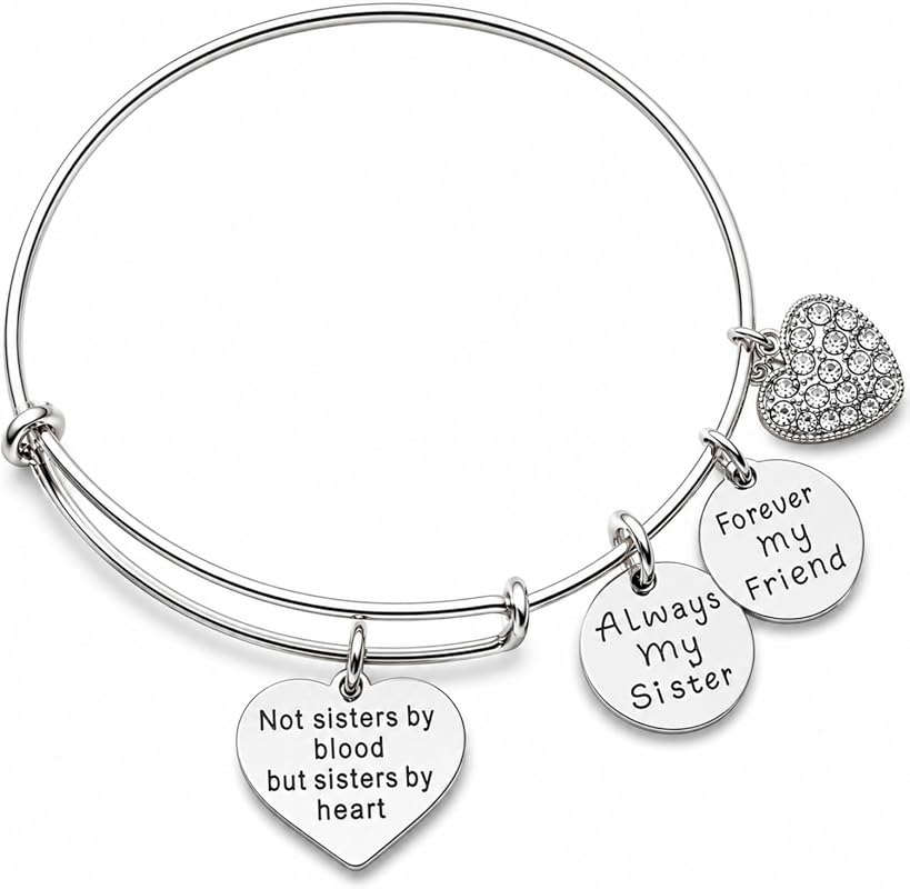 Infinity Best Friends Bracelet - Not Sisters by Blood But Sisters by Heart