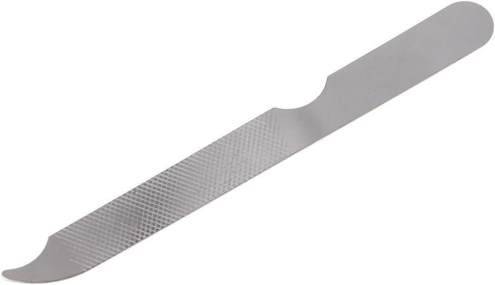 Parts Express Stainless Steel Double-Sided Metal Nail File for Fingern