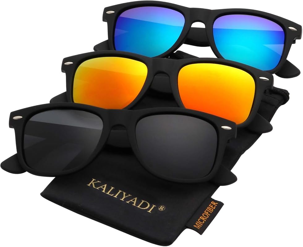 KALIYADI Matte Finish Polarized Sunglasses for Men and Women – Color M