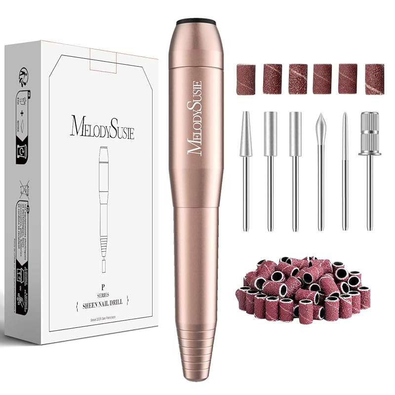 MelodySusie PC120I Pen-Shaped USB Nail Drill, 20000RPM Electric File f