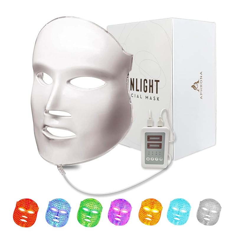 Aphrona FDA Cleared Moonlight Pro LED Facial Mask with 450 Chips for 7