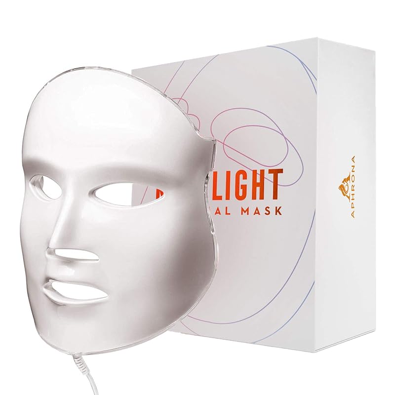 Aphrona FDA Cleared Moonlight LED Facial Mask with 450 Chips for Acne 