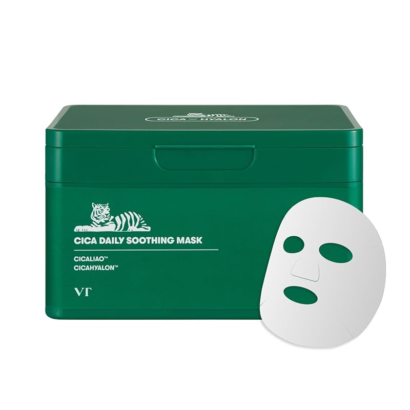 VT COSMETICS CICA Daily Soothing Face Mask - Hydrating Korean Sheet Sk