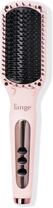 L'ANGE HAIR Le Vite Straightening Brush: Heated Ceramic for Smooth, Fr