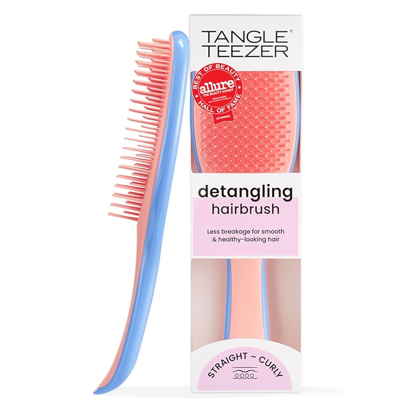 Tangle Teezer Ultimate Detangler Brush – Works wet or dry, smooths kno