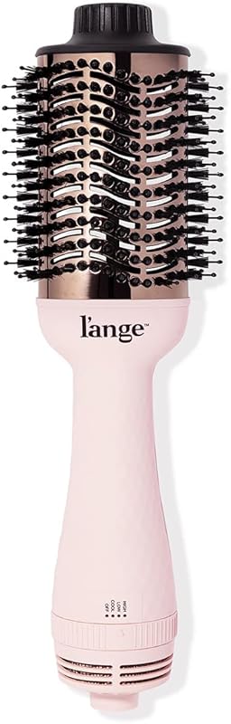 L'ANGE HAIR Le Volume 2‑in‑1 Titanium Blow Dryer Brush offers frizz‑co