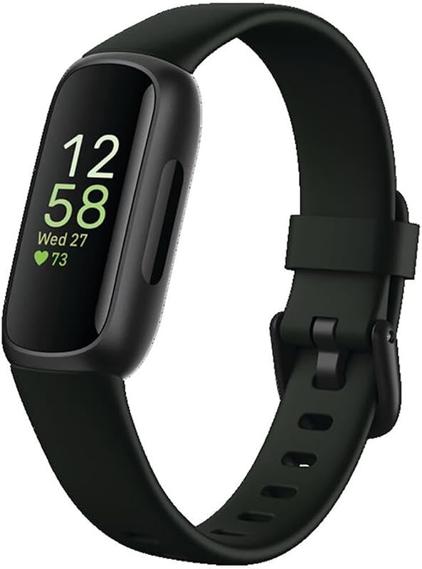 Fitbit Inspire 3 Fitness Tracker with Stress Management, Sleep Tracking, 24/7 Heart Rate