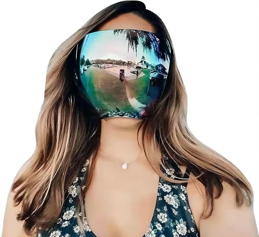 Oversized Full Face Polarized Sunglasses for Men and Women, Fashionabl