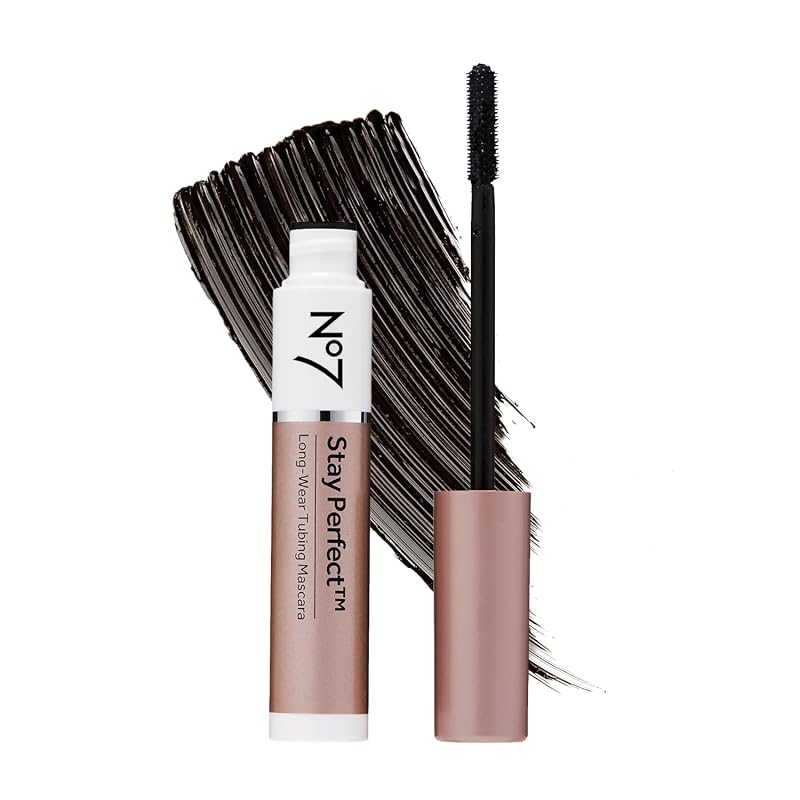 No7 Stay Perfect Mascara, Smudge-Free Long-Lasting Volume Up to 24 Hou