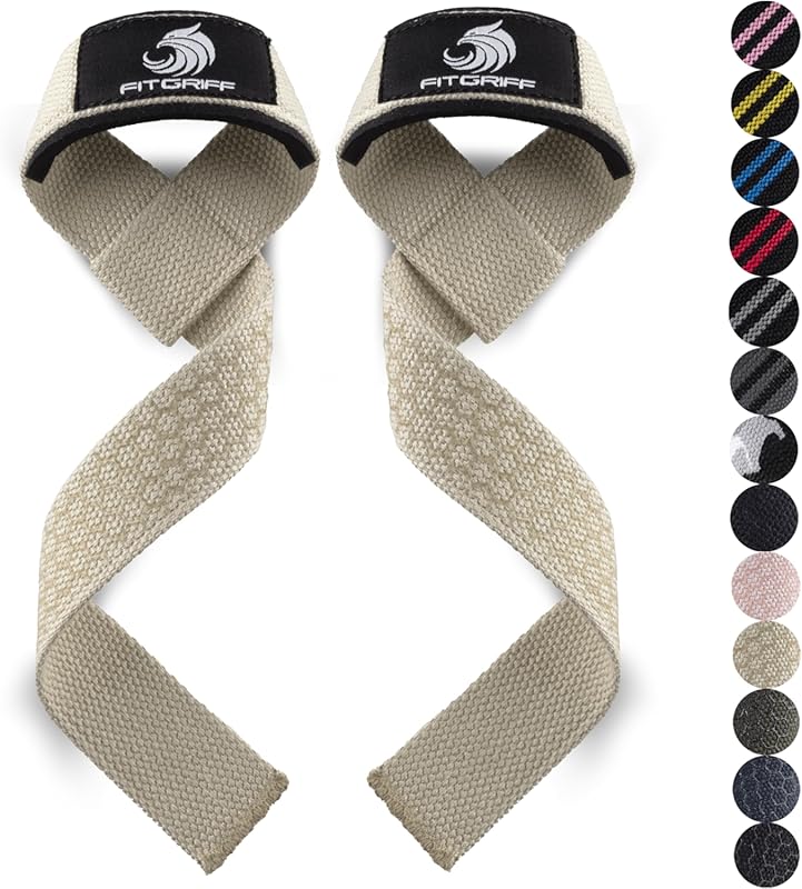 Fitgriff Premium Cotton Lifting Wrist Straps