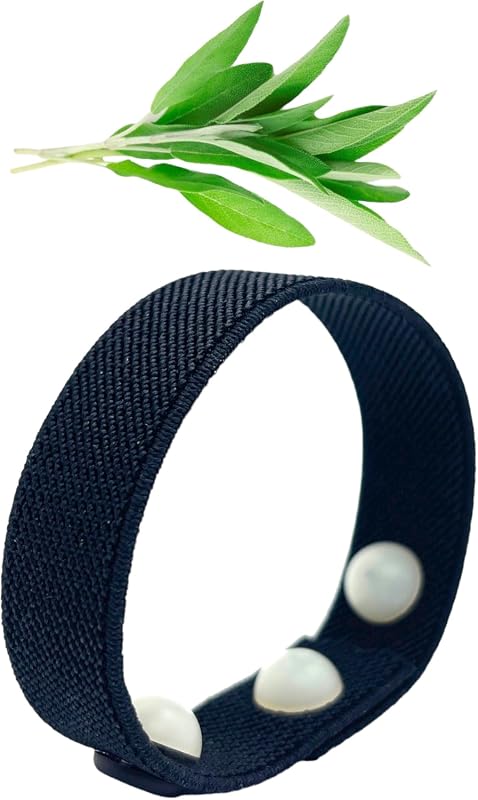 Clary Sage Acupressure Menopause Bracelet – Knit Elastic Wristband for