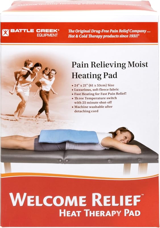 Thermophore Battle Creek Welcome Relief Moist Dry Heating Pad 21x24 Wa