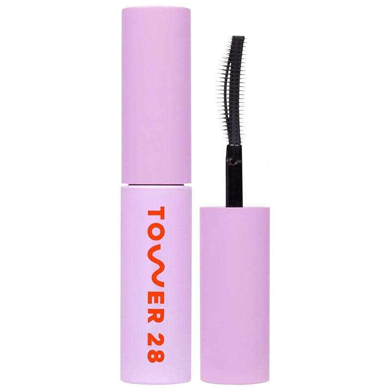 Tower 28 MakeWaves Vegan Black Mascara for Sensitive Eyes with Aquaflex