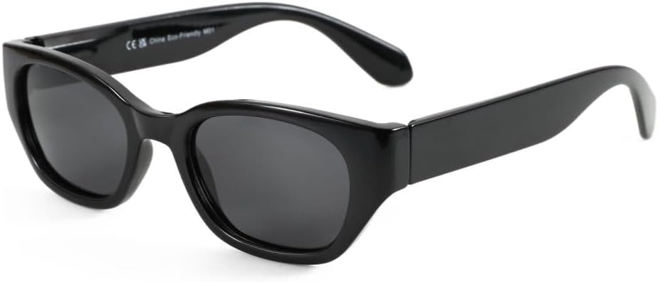 ZENOTTIC Cat Eye Polarized Sunglasses for Women – UV400 Narrow Retro S