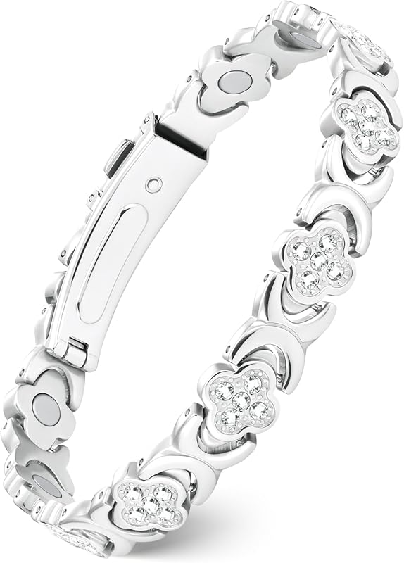Feraco Pure Copper Magnetic Bracelet for Women, Ultra Strength Neodymi